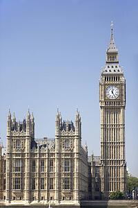 Big Ben And Houses Of Parliament, London, England