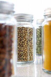 Jars Of Herbs And Spices