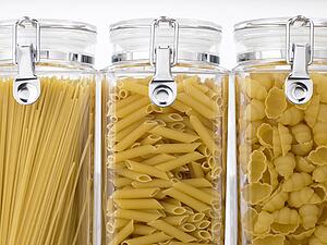 Jars Filled With Pastas