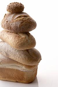 Stack Of Different Breads
