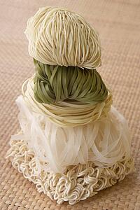 Stack Of Different Noodles