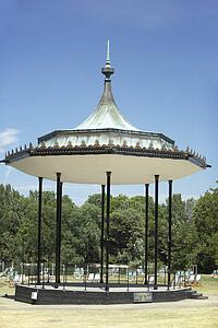 Gazebo And Deck Chairs In Hyde Park, London, England