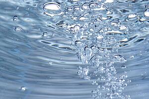 Bubbles In Clear Water