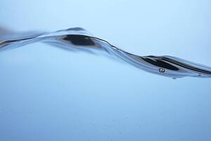 Water Rippling Against Glass