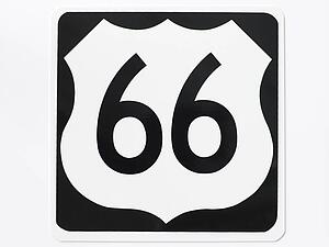 Route 66 Road Sign
