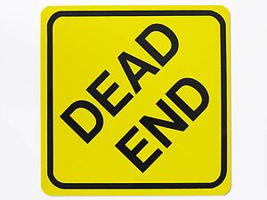 Dead End Road Sign
