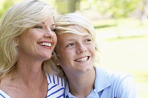 Woman And Her Son