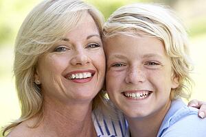 Woman And Her Son