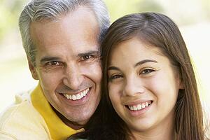 Man And His Teenage Daughter