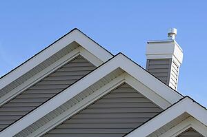 Architectural detail of house gables