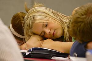 Sleeping in school