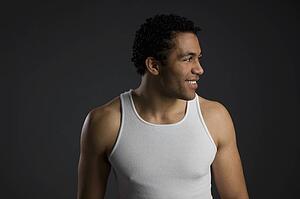 Man in muscle shirt