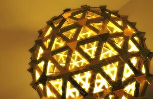 Round ball with triangles