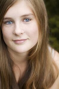 Portrait of a young woman