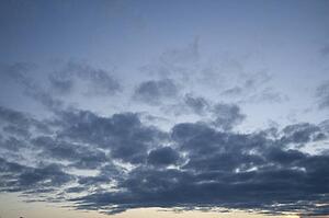 Lake of the Woods, Ontario, Canada; View of sky