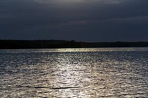 Lake of the Woods, Ontario, Canada; View of lake