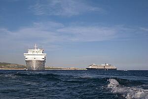 Los Cabos, Mexico; Cruise ships