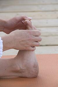 Touching toes