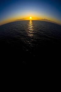 Ocean and sun