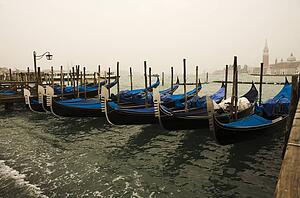 Venice, Italy; Gondolas