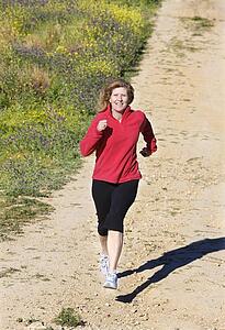 Woman running