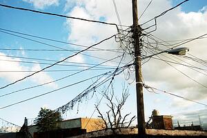 Mexico; Power lines