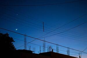 Mexico; Power lines