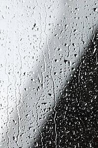 Water drops on a window