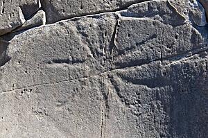 Native American petroglyphs found in the Owens Valley, California, USA