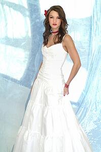 Woman in a wedding dress