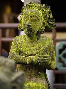 Temple statue; Ubud, Bali, Indonesia