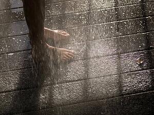 Standing in the rain