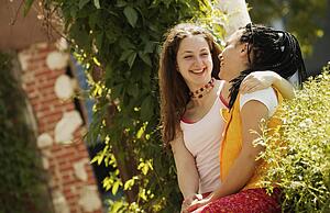 Two teenage girls