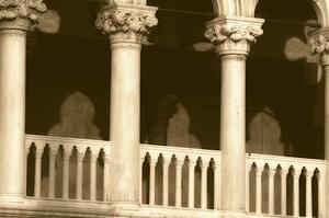 Close-up of Doge's Palace Venice Italy