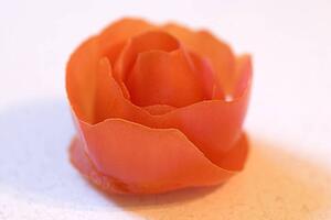 A decorative tomato flower