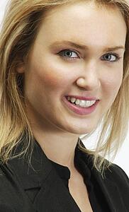 Portrait of a blond woman