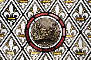 Stained glass window detail