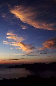 Corsica, France; View across a bay