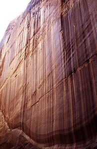 Lake Powell, Arizona, USA; Sandstone rock face