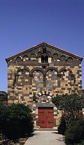 Aregno, Corsica, France; Ancient stone church