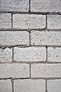 Close up of cinder block