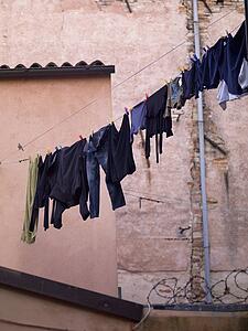 Hanging laundry, Venice, Italy 