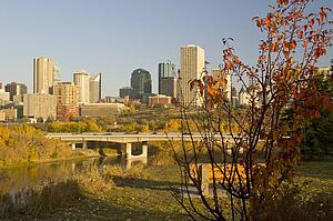 Skyline of Edmonton, Alberta, Canada