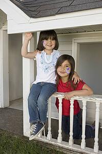 Two children