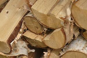 Chopped wood