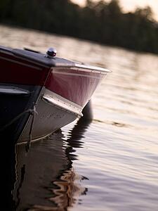 Lake of the Woods, Ontario, Canada; Boat 