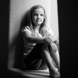 Sitting in a window