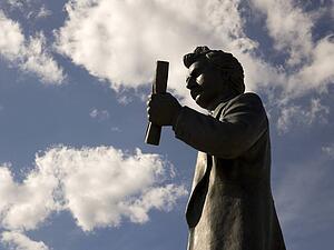 Statue of Louis Riel, Winnipeg, Manitoba, Canada