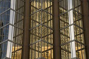 Skyscraper detail, Vancouver, British Columbia, Canada