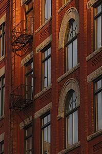 Building detail, Exchange District, Manitoba, Canada